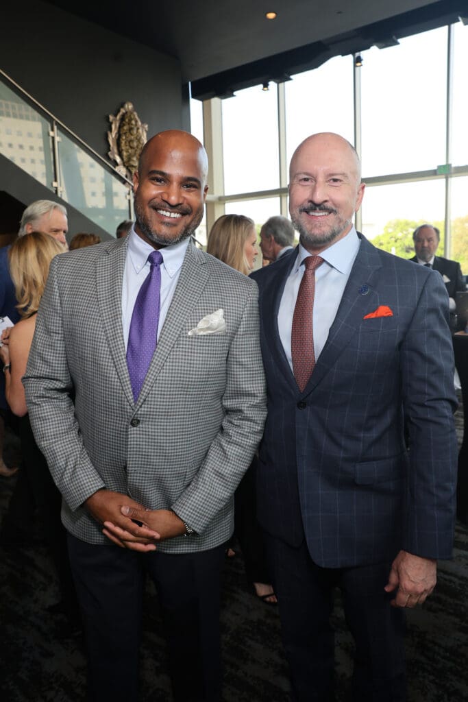 Alvin Abraham, Tony Bradfield at The Celebration of Reading. (Photo by Priscilla Dickson)