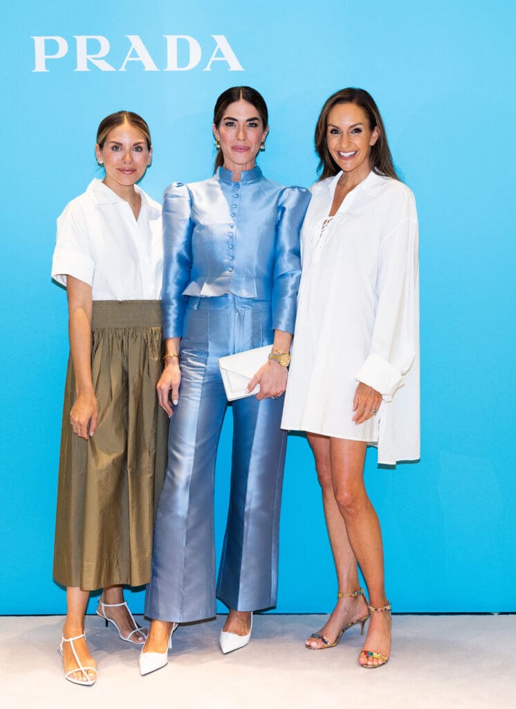 Prada NorthPark Cocktail Party - Caitlin Wilson, Ashley Robertson, Alexis Sloustcher (Courtesy of Prada)