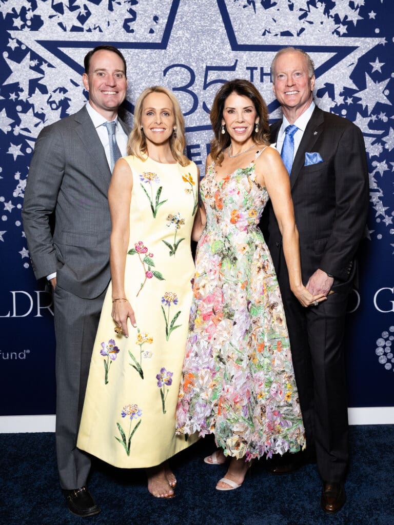 Xan Moore, Meredith Land, Lori Jones, and Jerry Jones Jr. (Photo by Tiffany Sage for BFA)