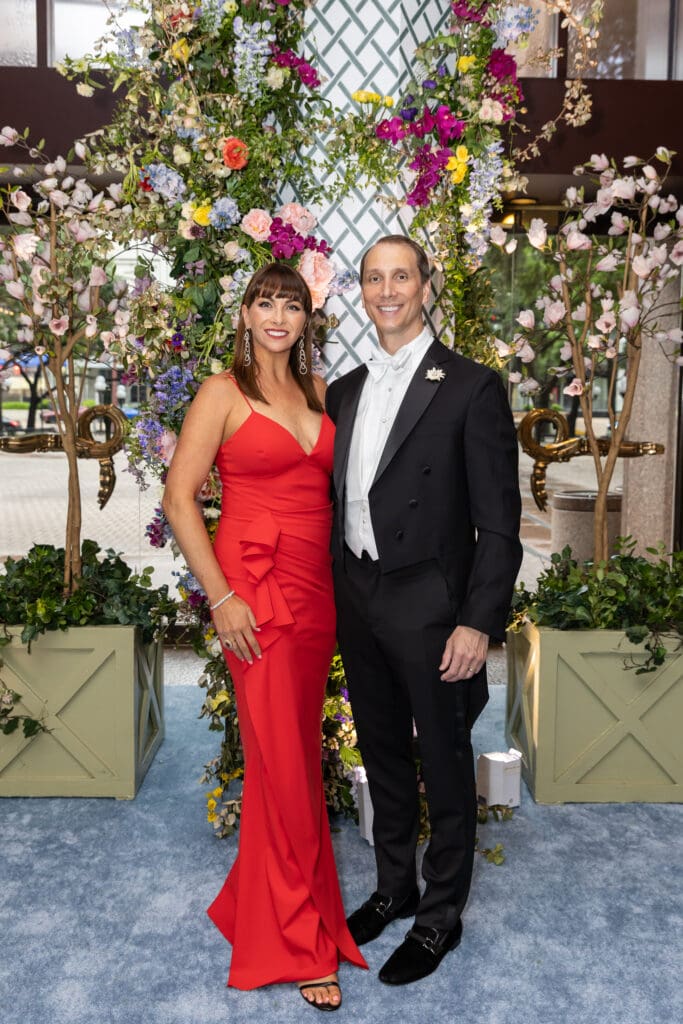 Beth & Nick Zdeblick at the Houston Grand Opera 'Love Is in the Air' gala (Photo by Emily Jaschke)