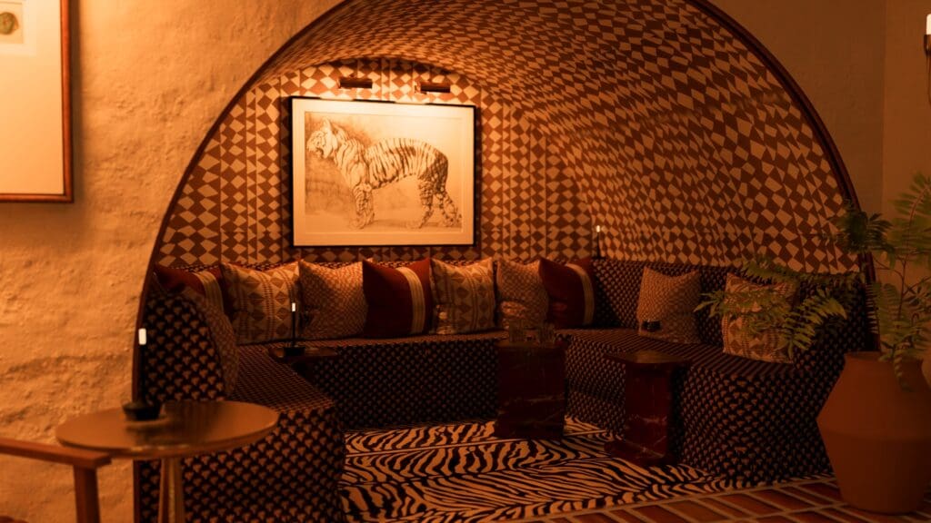 Designed by Fort Worth’s Maven, Beverly’s Downtown will transform the basement of the historic Hogan Building into an intimate, richly layered dining space. (Courtesy)