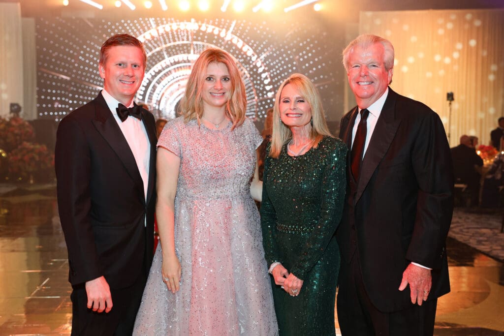 Bill & Christine Gutnecht, Jo Lynn & Gregg Falgout at the Memorial Hermann gala (Photo by Priscilla Dickson)