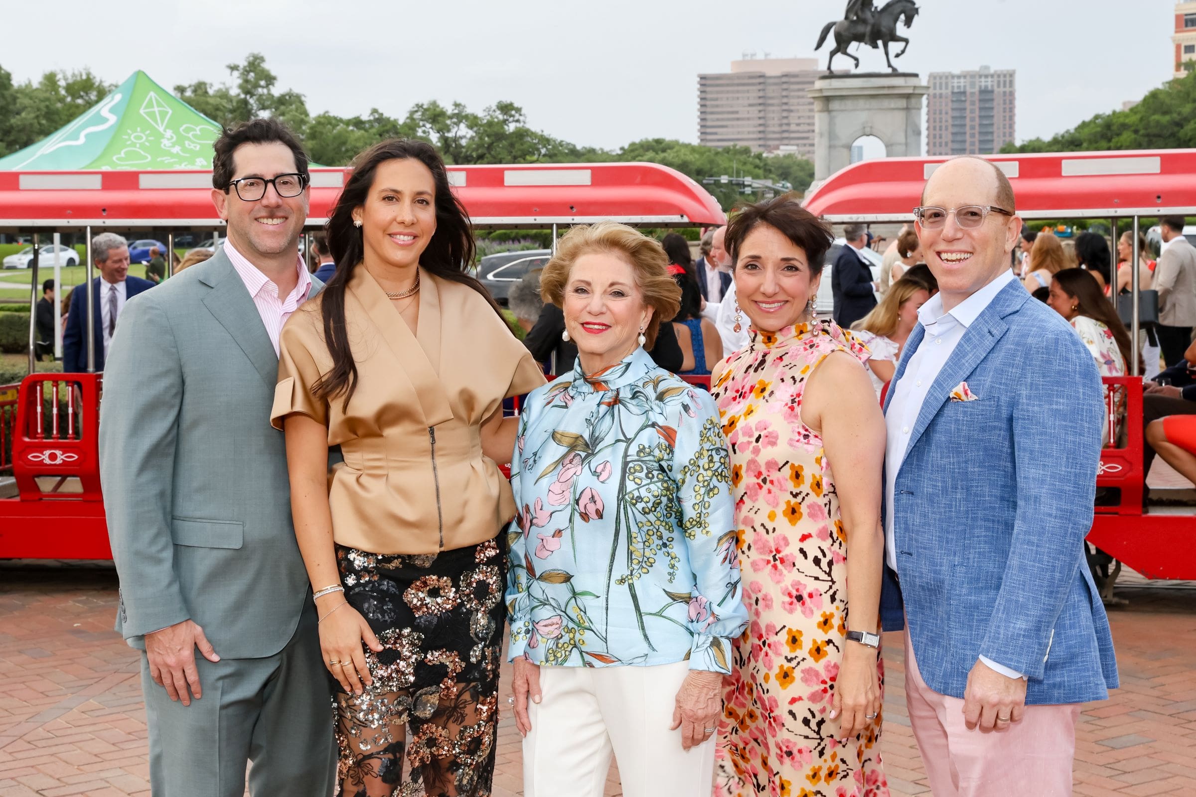 Brad and Monica Radoff, Bunny Radoff, Jody and Russell Radoff