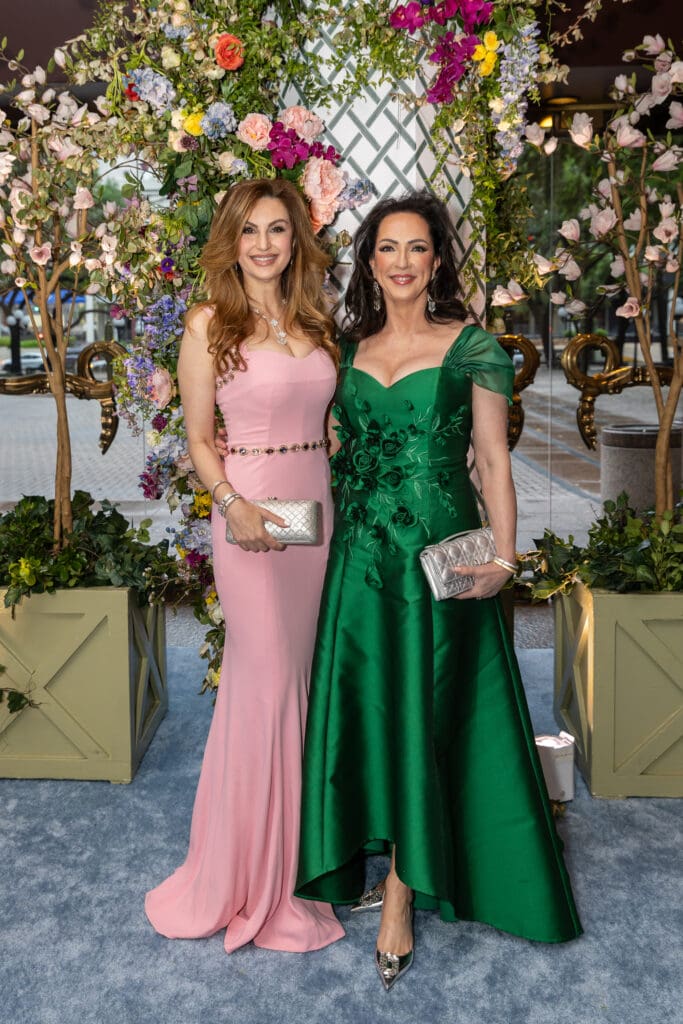 Brigitte Kalai, Alicia Smith at the Houston Grand Opera 'Love Is in the Air' gala (Photo by Emily Jaschke)