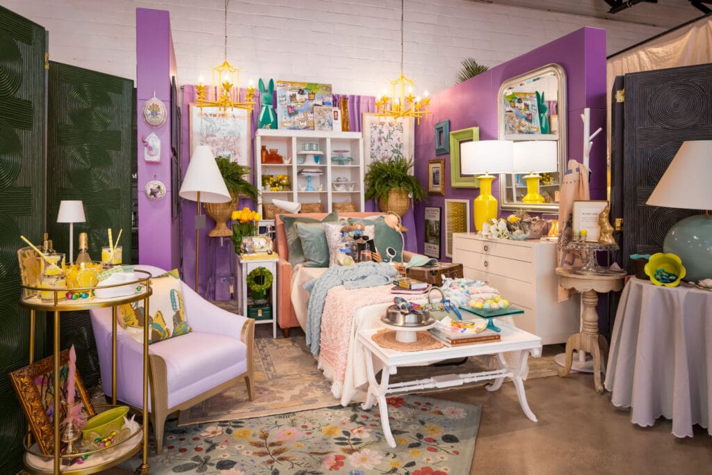 Bunny Sweet's vignette (Photo by Aaron Dougherty Photography)