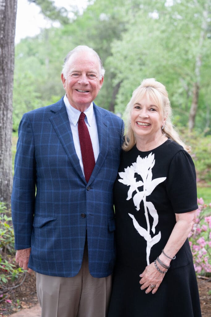 Nancy & Butch Abendshein at the Bayou Bend Garden Party (Photo by Wilson Parish)