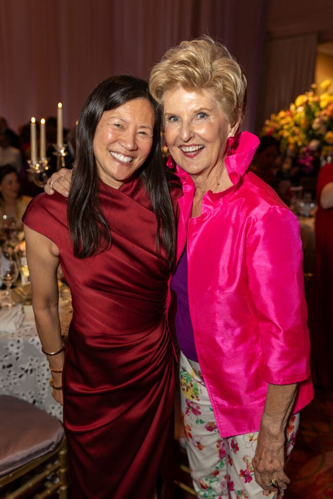 Claire Liu, Terrylin Neale at the Houston Grand Opera 'Love Is in the Air' gala (Photo by Michelle Watson)