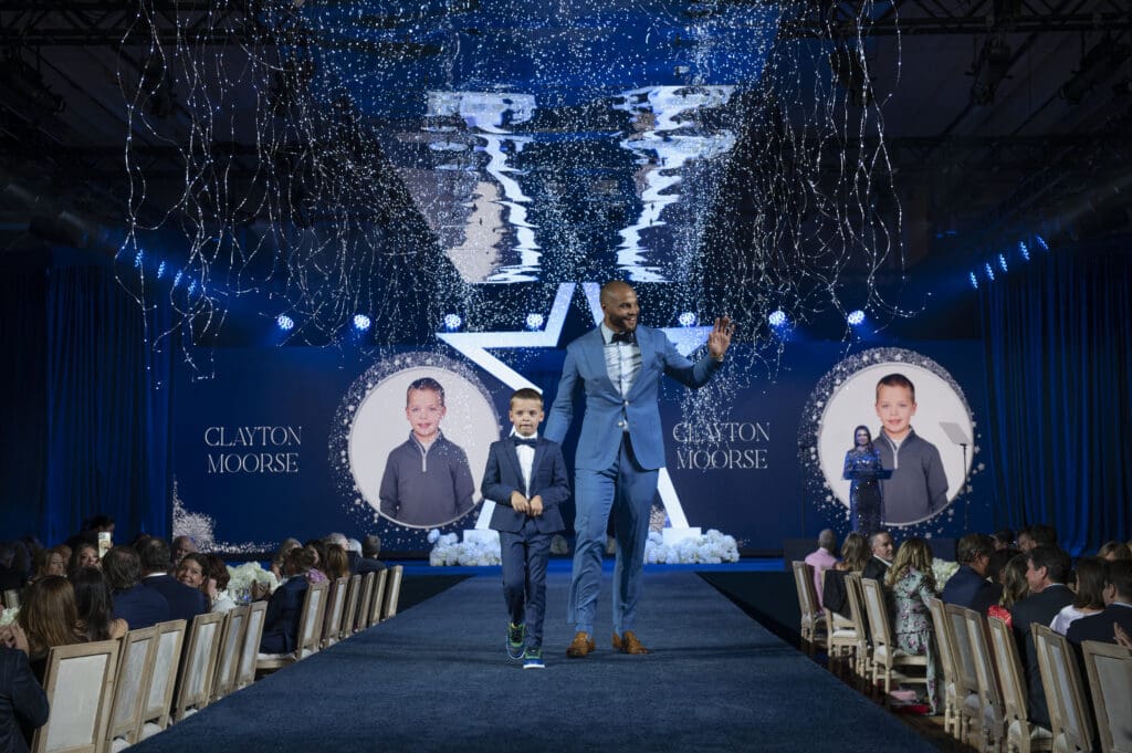 Clayton Moorse and Dak Prescott at Children's Cancer Fund (Photo by Tamytha Cameron Photography)