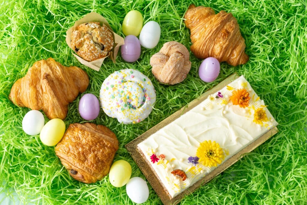 From now until April 20, Common Bond is offering several festive pastries to celebrate Spring. (Photo by Andrew Hemmingway)