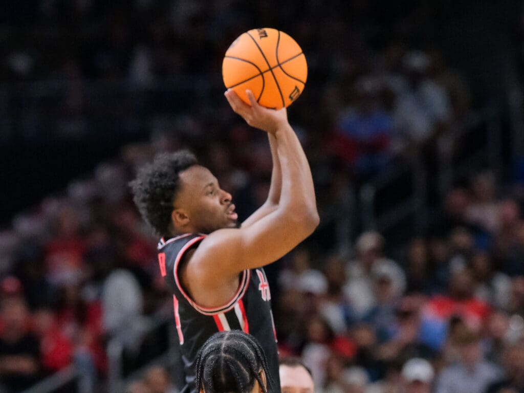 University of Houston Cougars men’s basketball team beat the Duke Blue Devils in the semifinal game of the Final Four Saturday night in the Alamodome. (Photo by F. Carter Smith)