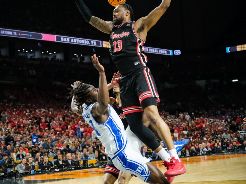 University of Houston forward J'Wan Roberts never backed down from Duke or the Final Four pressure. (Photo by F. Carter Smith)