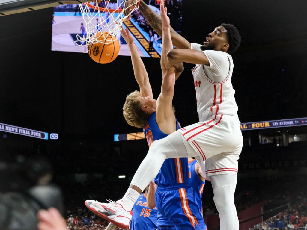 In his last game for the University of Houston, Ja'Vier Francis threw down a poster slam for the ages. (Photo by F. Carter Smith)