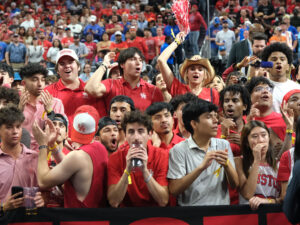 University of Houston Cougars men’s basketball team takes on the Florida Gators in the NCAA Final Four Championship game Monday night in the Alamodome,