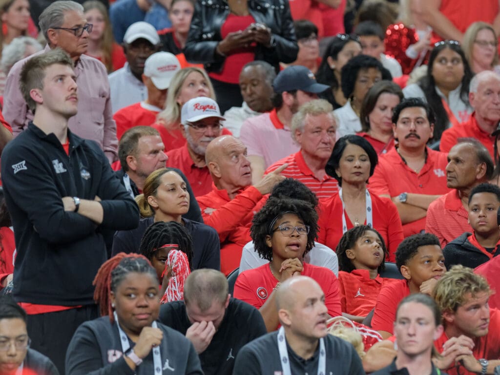 University of Houston fans turned out in force at this Texas Final Four. (Photo by F. Carter Smith)