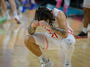 University of Houston Cougars men’s basketball team takes on the Florida Gators in the NCAA Final Four Championship game Monday night in the Alamodome,