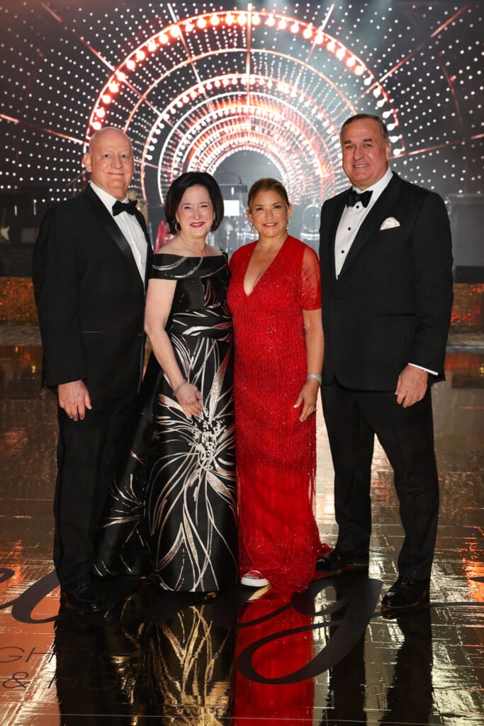 Craig Janies & Anne Neeson, Leticia & Steve Trauber at the Memorial Hermann Foundation Gala (Photo by Priscilla Dickson)