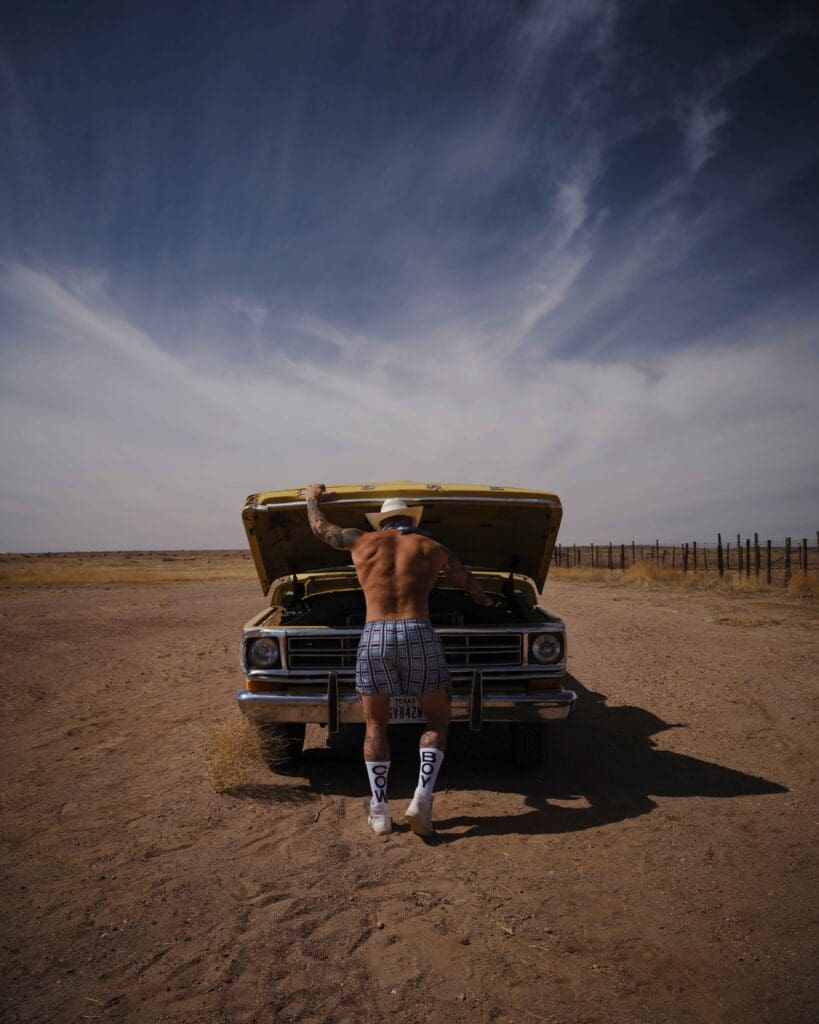 Ron Dorff, the French-Swedish menswear brand which launched in 2012 and is the definition of cool-boy minimalist casual was a line that Friedman gravitated towards. (Photo by Douglas Friedman)