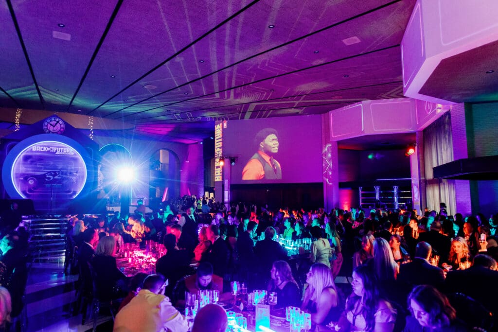 Attendees watched Damson Chola Jr.'s Jimmy Awards performance. (Photo by nbarrett photography)