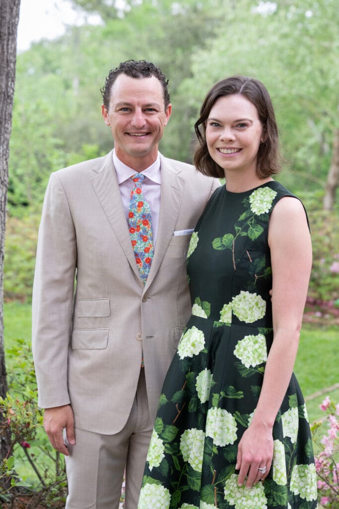 Daniel & Janie Zilkha at the Bayou Bend Garden Party (Photo by Wilson Parish)
