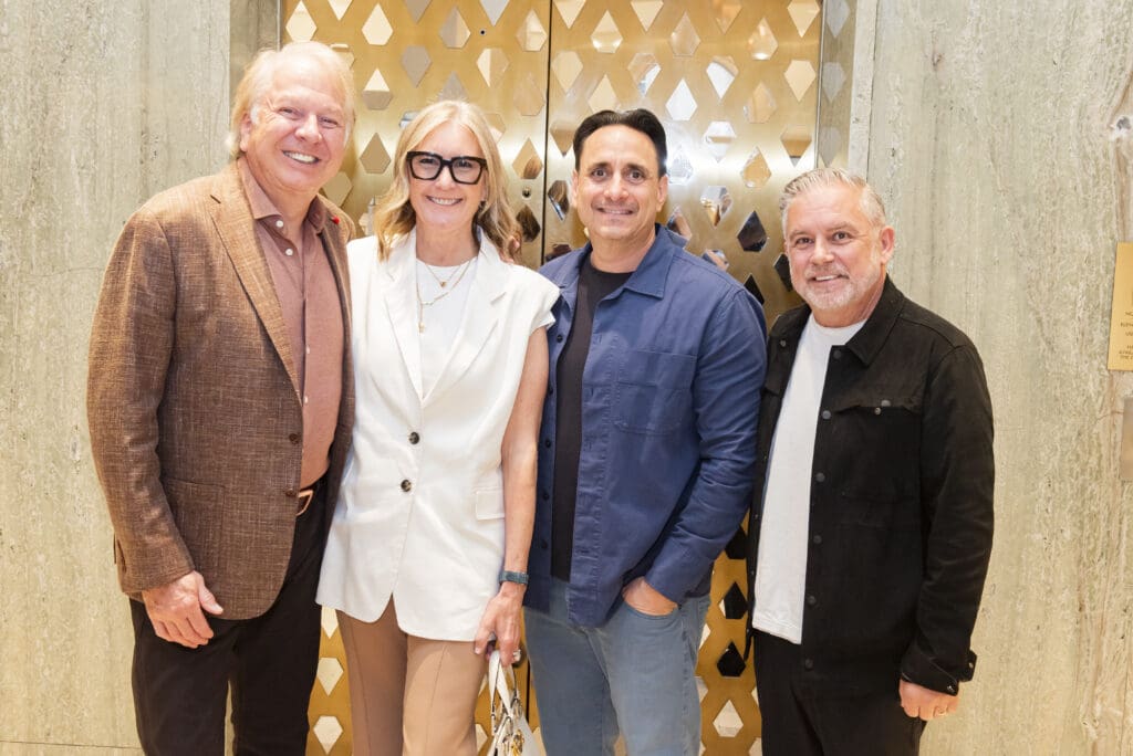 Dean & Wanda Fearing, Jeff Dains, Chris Gangi (Photo by Celeste Cass)