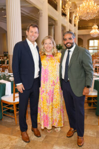 Event Chairs Scott and Sarah Barrett, CEO Deyvis Salazar