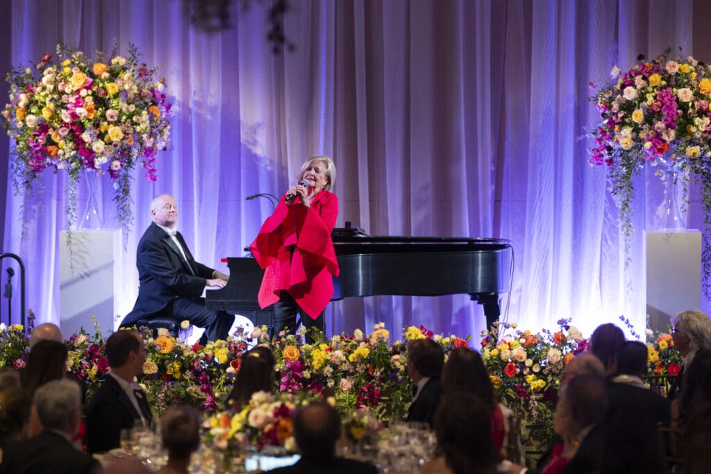 Patrick Summers, Fredrica von Stade at the Houston Grand Opera 'Love Is in the Air' gala (Photo by Michelle Watson)