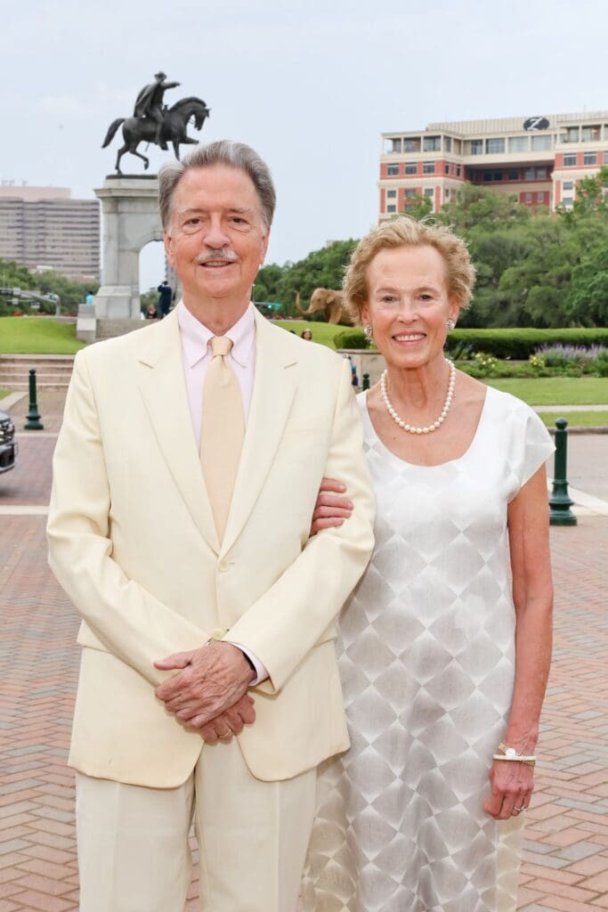 Geoffrey Walker & Ann Kennedy at Hermann Park Conservancy's Evening in the Park. (Photo by Priscilla Dickson)