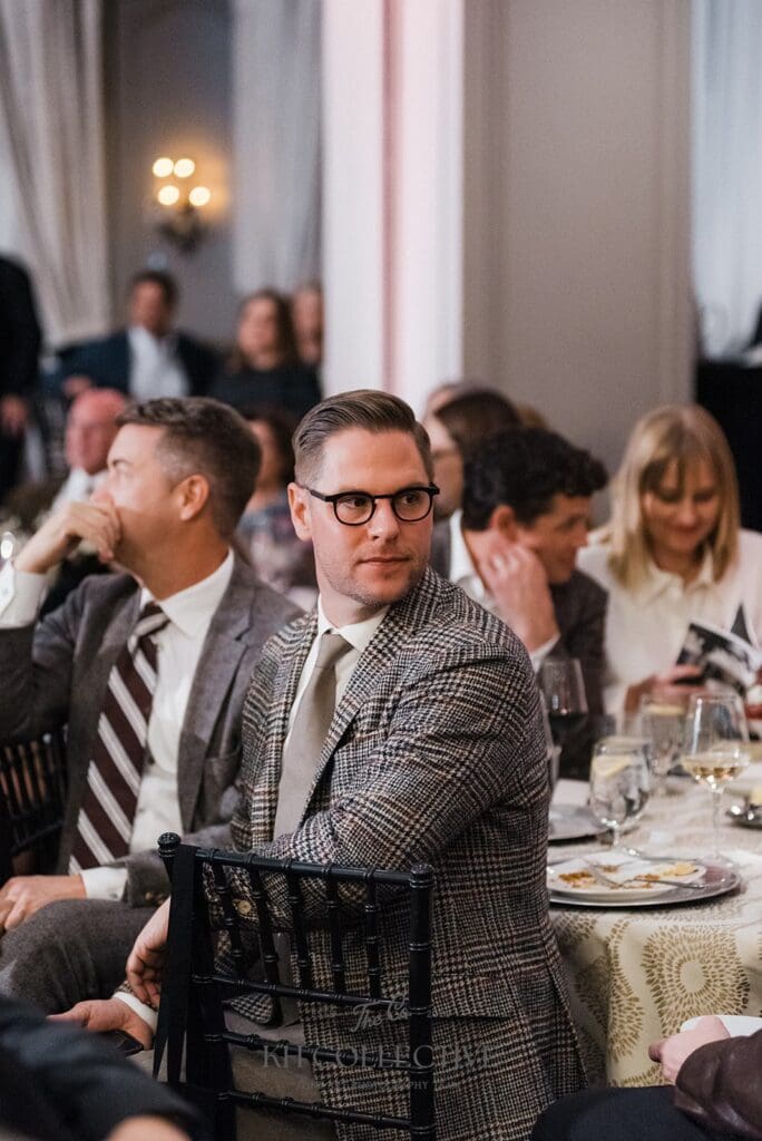 Benjamin Johnston at the Houston Center for Photography 2025 Auction & Gala (Photo by Kelly Hornberger Photography)