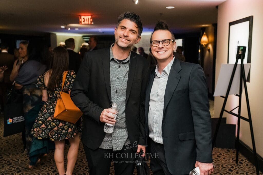 Bret Whitacre, Nate Messara at the Houston Center for Photography 2025 Auction & Gala (Photo by Kelly Hornberger Photography)