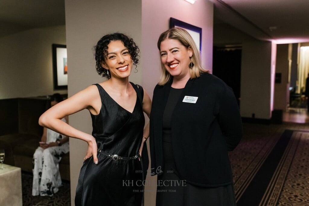 Briana Vargas, Lindsay Sparagana at the Houston Center for Photography 2025 Auction & Gala (Photo by Kelly Hornberger Photography)