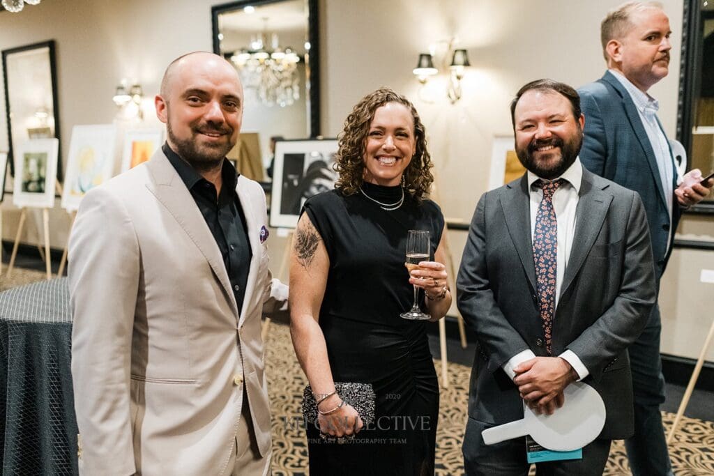 Doug McDonald, Joy Simpson at the Houston Center for Photography 2025 Auction & Gala (Photo by Kelly Hornberger Photography)