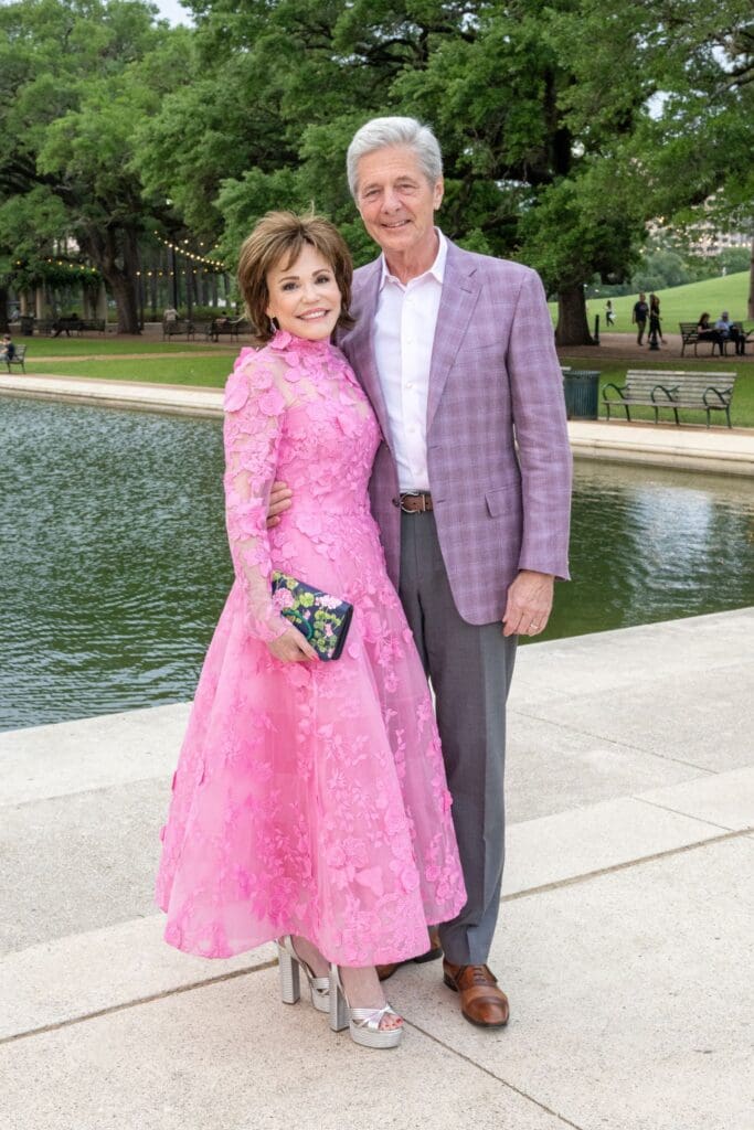 Hallie Vanderhider & Bobby Dees at Hermann Park Conservancy's Evening in the Park. (Photo by Jacob Power)