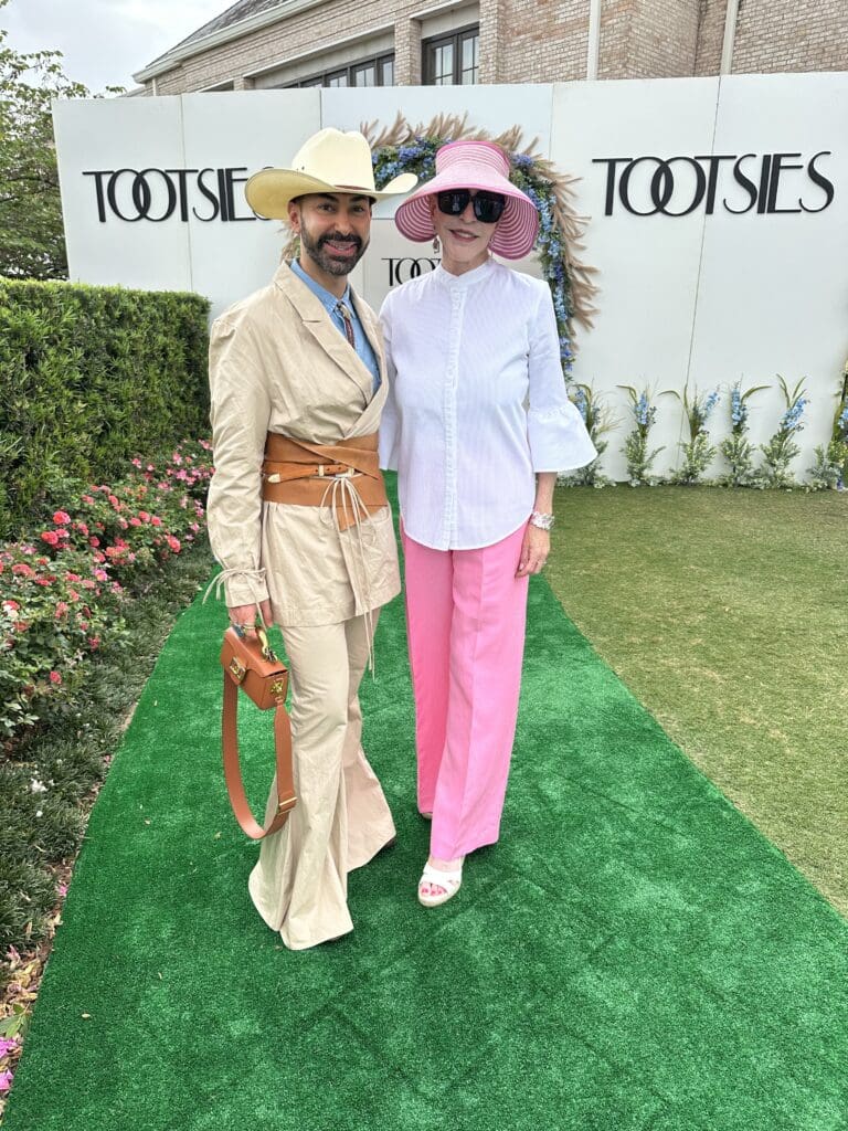 Fady Armanious, Shelby Hodge at the US Men's Clay Court Championship tennis luncheon at River Oaks Country Club  (Courtesy photo)