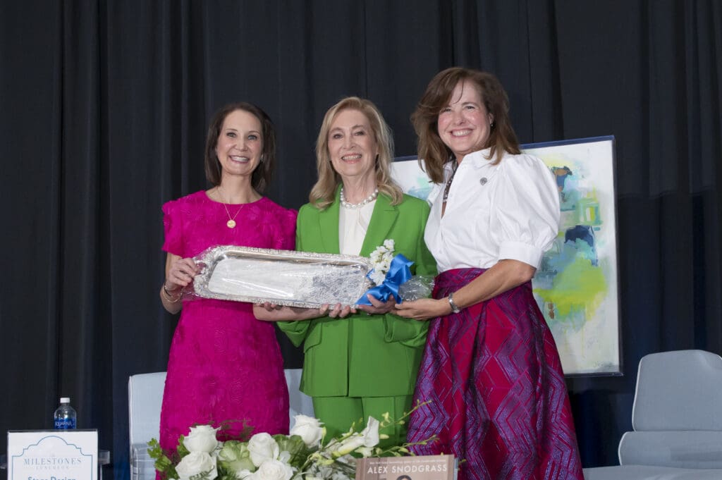 JLD President Tandra Allen, Sustainer of the Year Peggy Sewell, and JLD Sustainer President Sally Dutter (Photo by Tamytha Cameron and Celeste Cass)