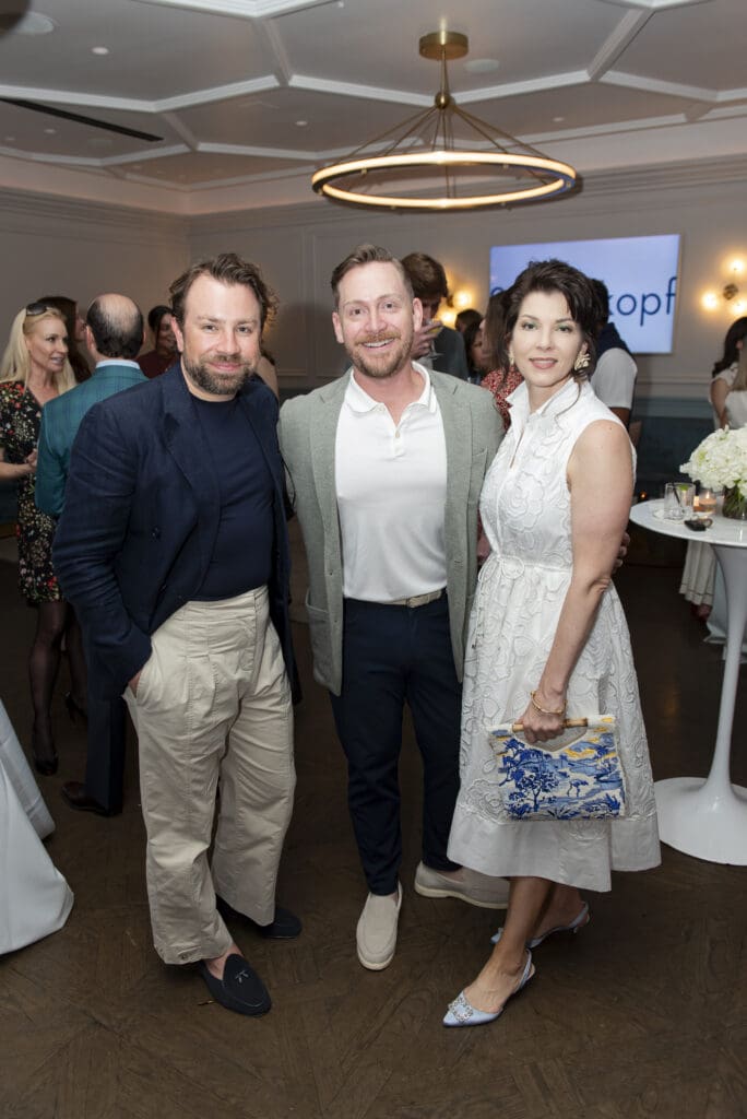 Javier Burkle, Eddie Maestri, and Ginger Hartford (Photo by Celeste Cass)