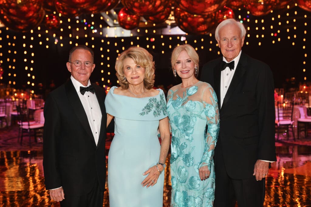 Honorees Jerry & Lisa Simon, gala chairs Cheryl Boblitt King and Bill King at the Memorial Hermann Foundation gala at the Hilton Americas-Houston. (Photo by Priscilla Dickson)