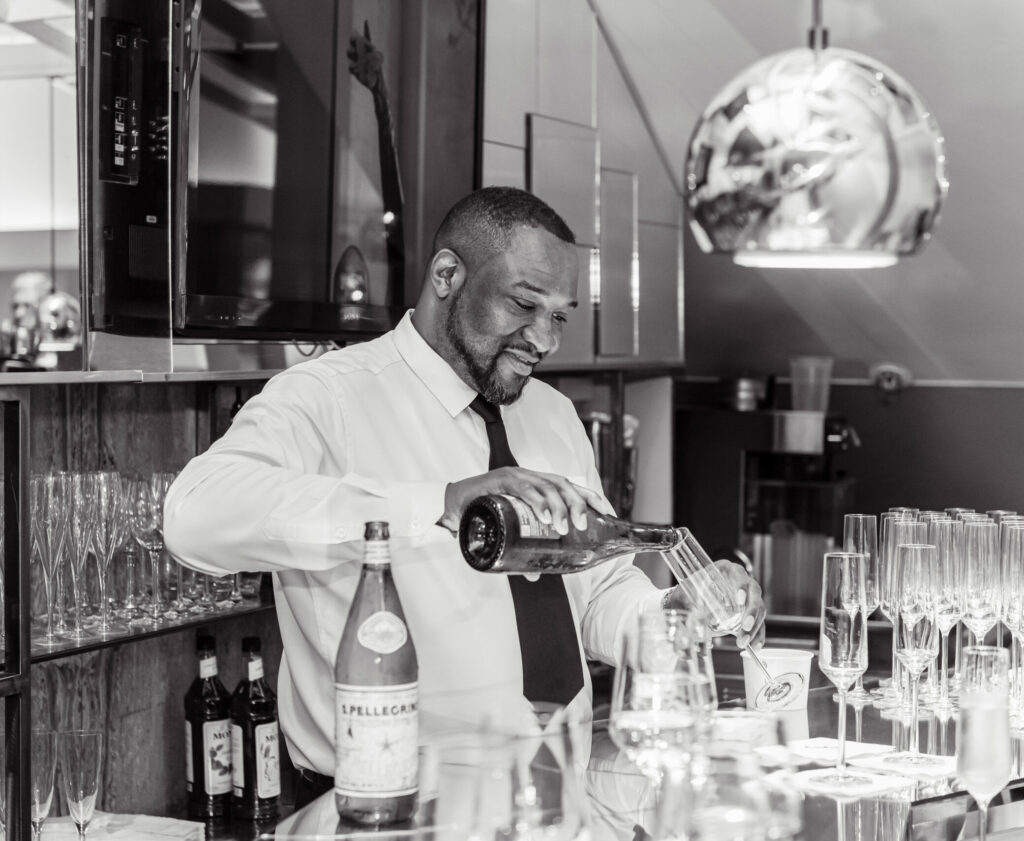 Cocktailing in honor of the Neiman Marcus downtown store (Photo by Celeste Cass)