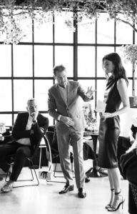 Adam Lippes showing his current collection (Photo by Tamytha Cameron)