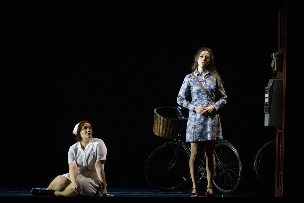 Maire Therese Carmack, Lauren Snouffer in Houston Grand Opera's "Breaking the Waves" (Photo by Lynn Lane)