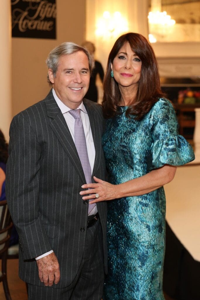 Nicholas & Heidi Rockecharlie at the Houston Symphony League Icon luncheon. (Photo by Priscilla Dickson)