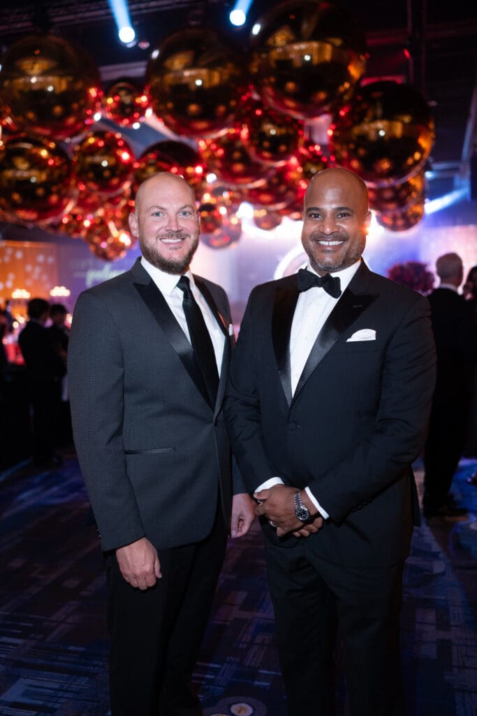 Nick Nagurski, Alvin Abraham at the Memorial Hermann Foundation Gala (Photo by Daniel Ortiz)