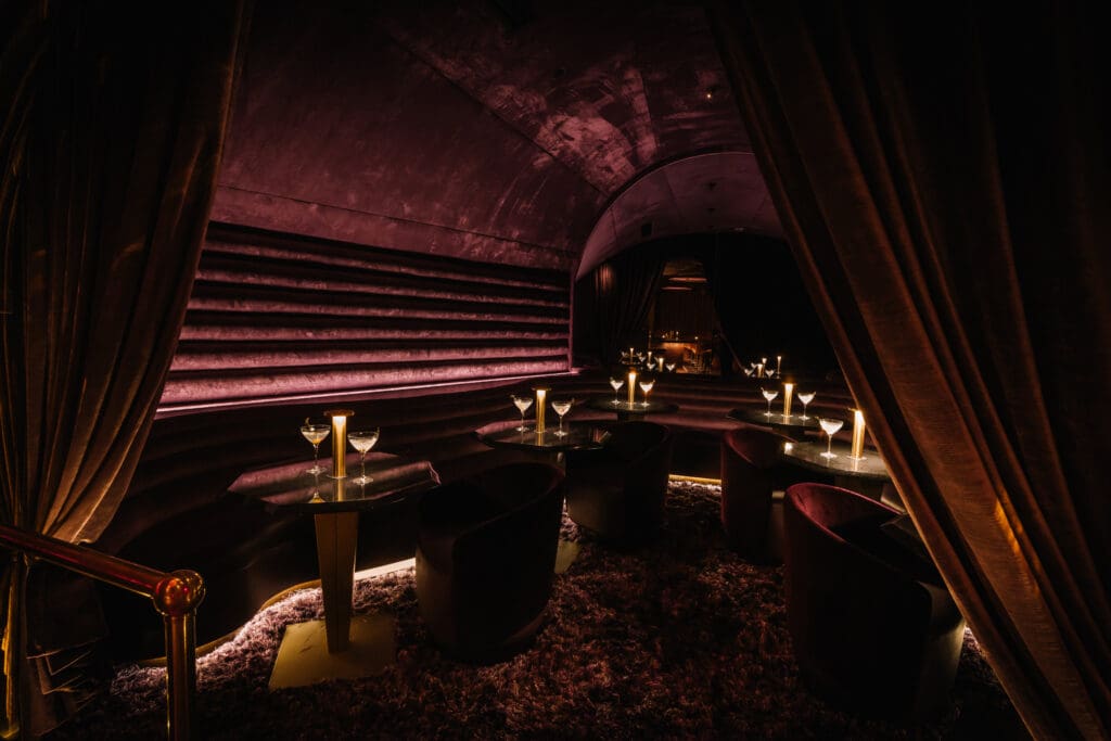 Within Room Seven is another intimate lounge space in the back. (Photo by Chase Hall)