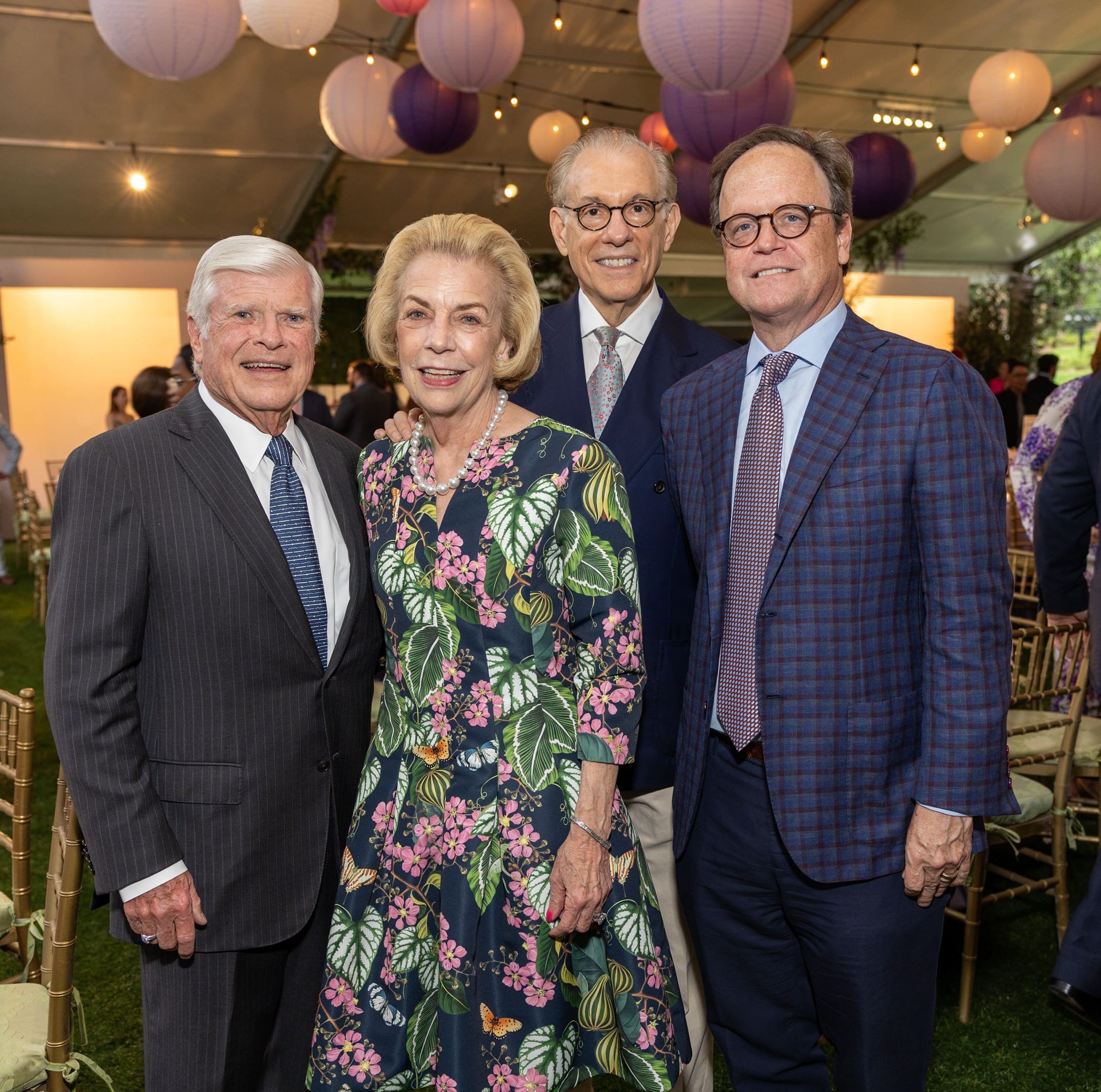 Russ and Elise Joseph; MFAH Director Gary Tinterow, Christopher Gardner; photo by Jenny Antill