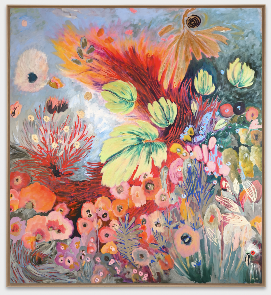 Ileana García Magoda's "The opening of the gates of grace," 2025, at Anat Ebgi