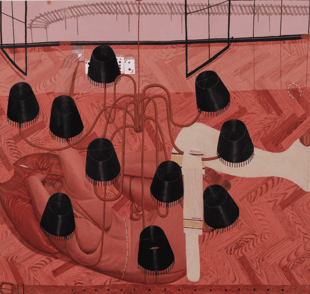 Celeste Rapone's "Low Hang," 2025 (Photo by Nathan Keay)