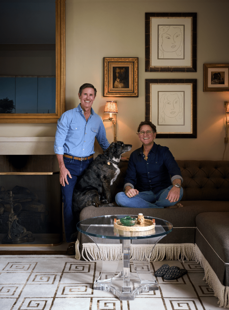 Shelby Wagner and Niven Morgan with their Catahoula, Harlow. (Photo by Pär Bengtsson)