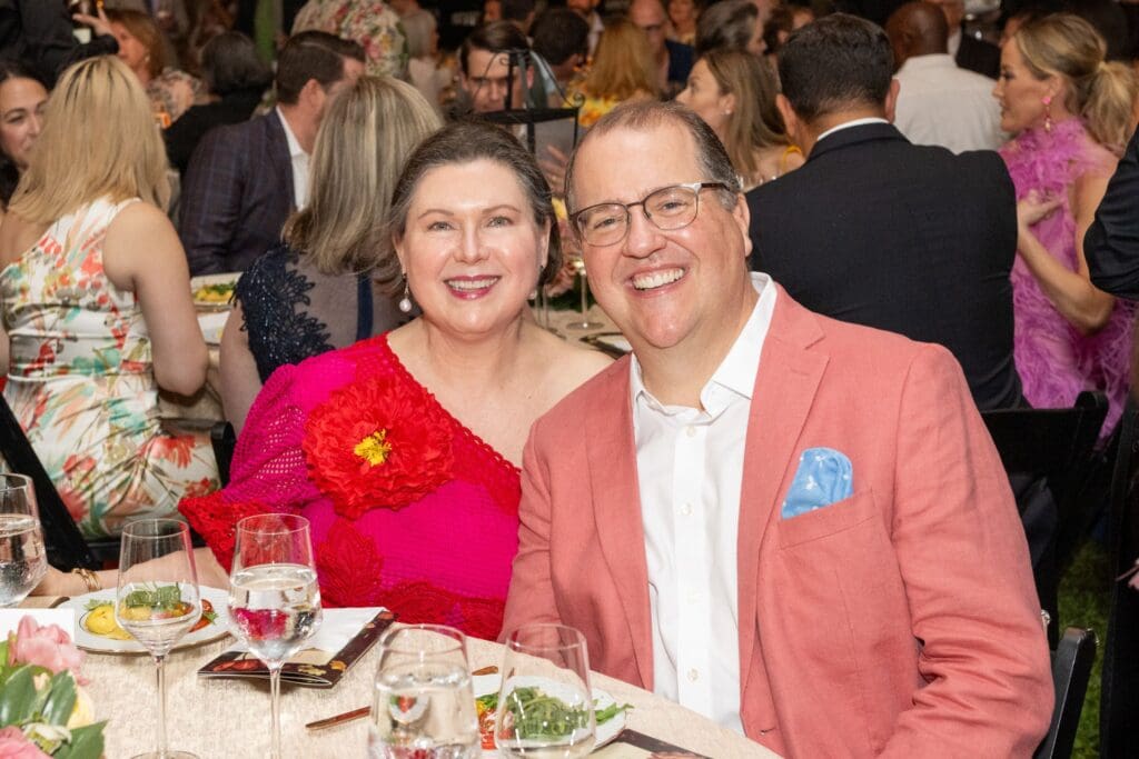Shawn Stephens & Jim Jordan at Hermann Park Conservancy's Evening in the Park. (Photo by Jacob Power)