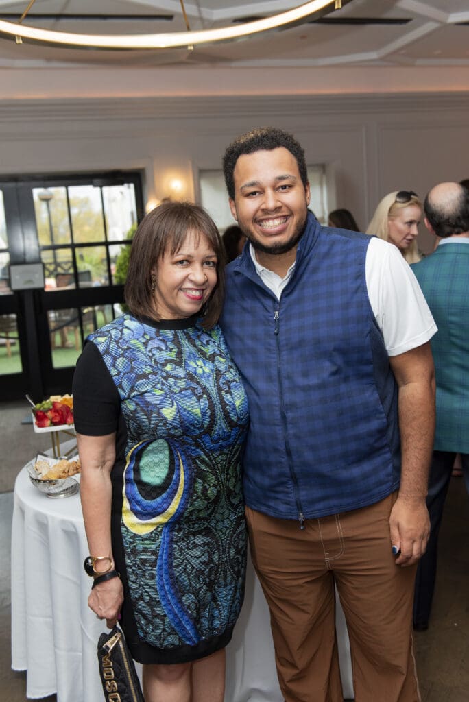 Sheryl Adkins-Green and Colton Green (Photo by Celeste Cass)