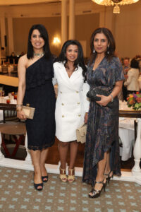 Simran Kapoor, 2025 Icon Co-chair, Farida Abjani, Latika Bhatija (Photo by Priscilla Dickson)