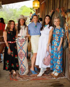 Courtney Zavala, Natalie Lindsey, Lele Sadoughi, Caitlin Wilson, and Hunter Bell (Photo by José Rodríguez)